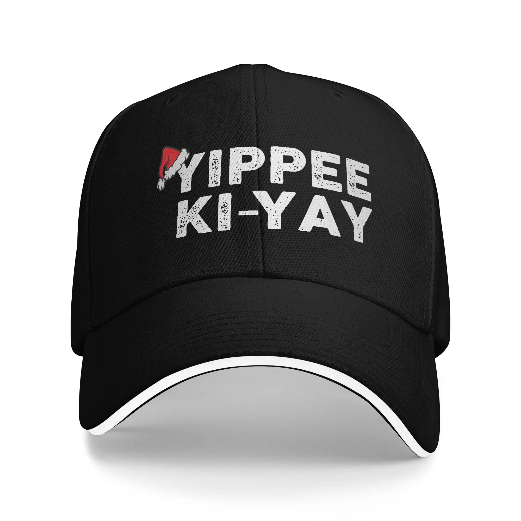 Summer YIPPEE KI YAY Baseball Cap Funny Christmas Outdoor Sport y2k Cute Sun Trucker Hat Unisex-Teens High Quality Baseball Caps