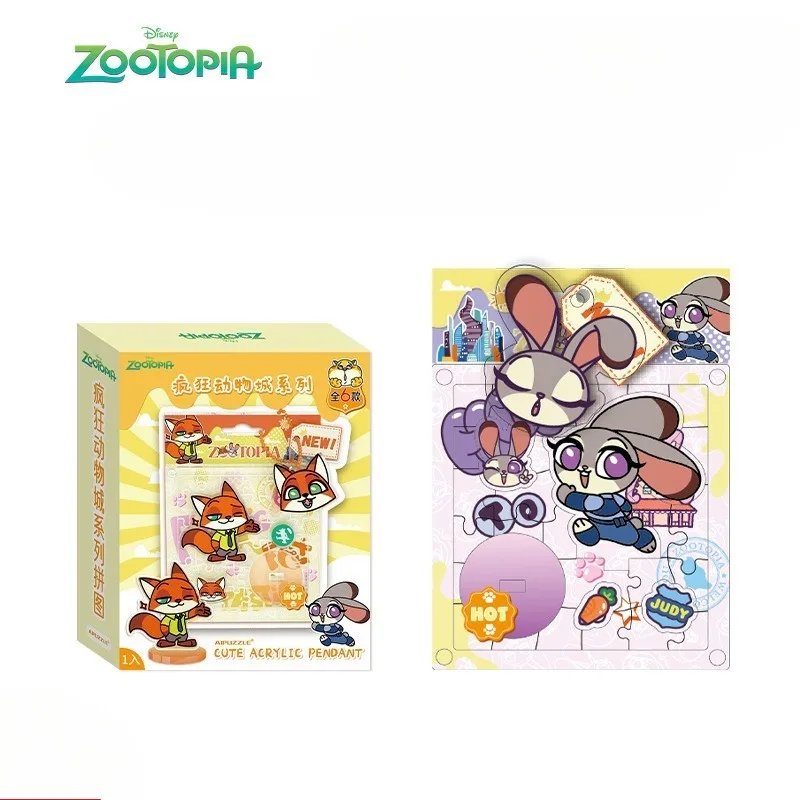 جديد الأكثر مبيعا الرسوم المتحركة الرسوم المتحركة ديزني Zootopia 2 Judi Nick بازل قطع ، بطاقة معلقة أكريليك عصرية ، هدية العيد #2