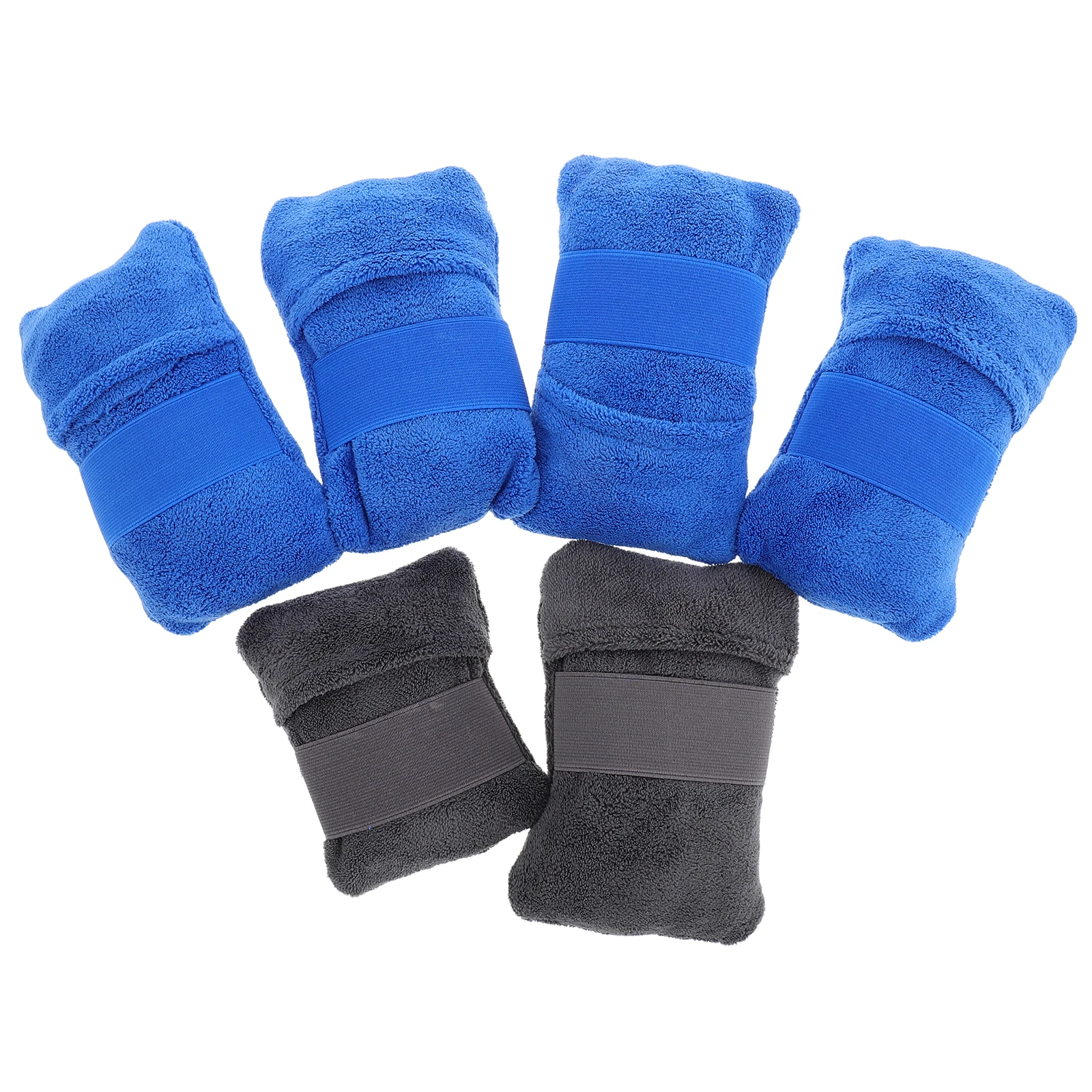 6Pcs Sand Removal Kit Includes Mitt and Bag for Beach Pool Use Portable Compact Travel Friendly Summer Essential Accessory Combo