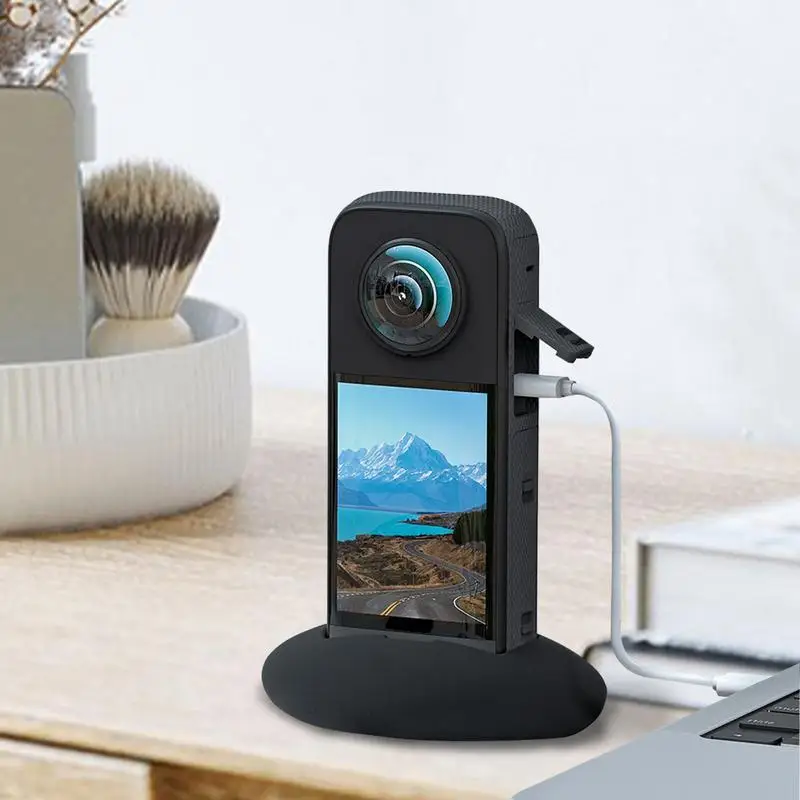 Forinsta360-Support en silicone ONE Bery, base de support, protection de bureau, caméra de sport, accessoires de support