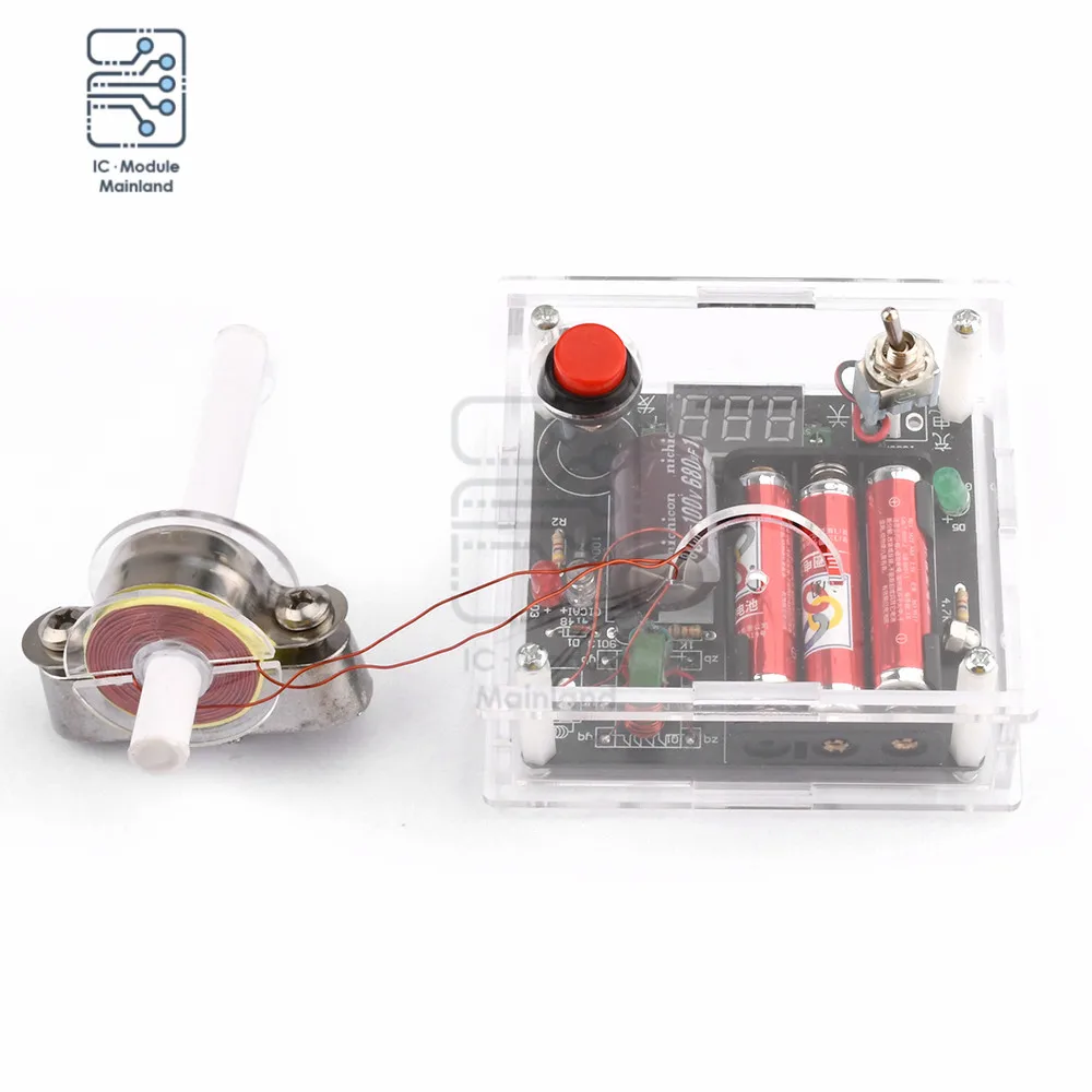 Soldering Practice Kit Electronic Mini Magnet Shooter DIY Kit Coil Gun Toy Kit Fun Soldering Project Kit for Parent