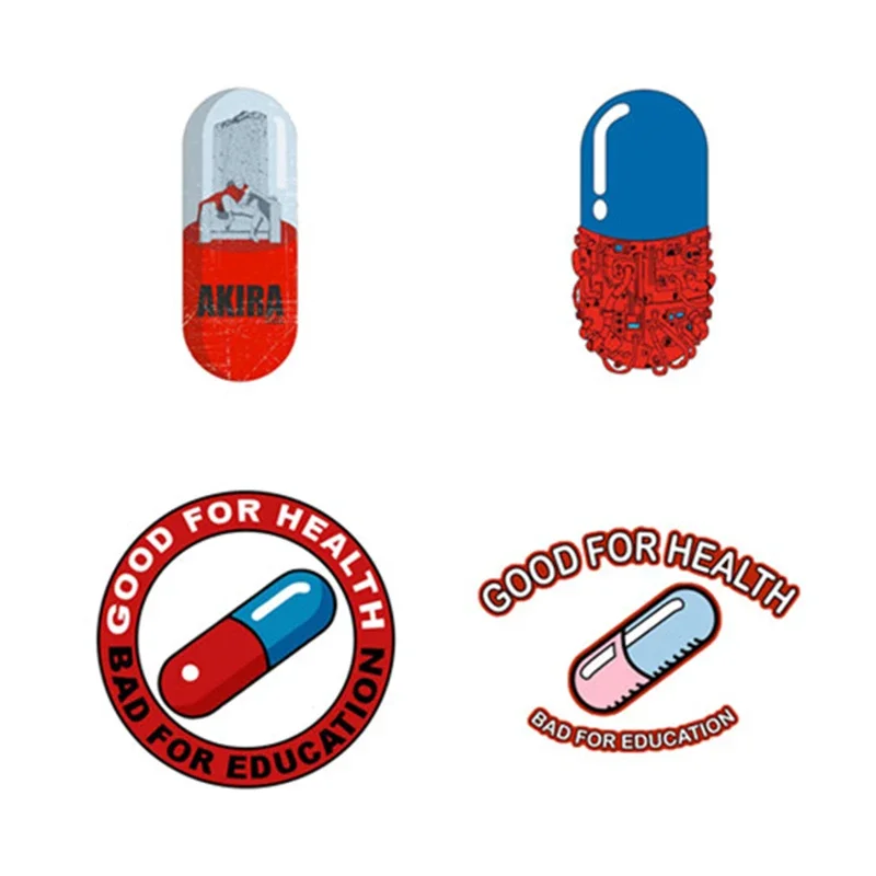 

Akira Tetsuo Inside Pill Tank Funny Car Stickers Vinyl Sunscreen Fine Decal JDM Accessories Motorcycle Laptop Surf Vinyl Decals