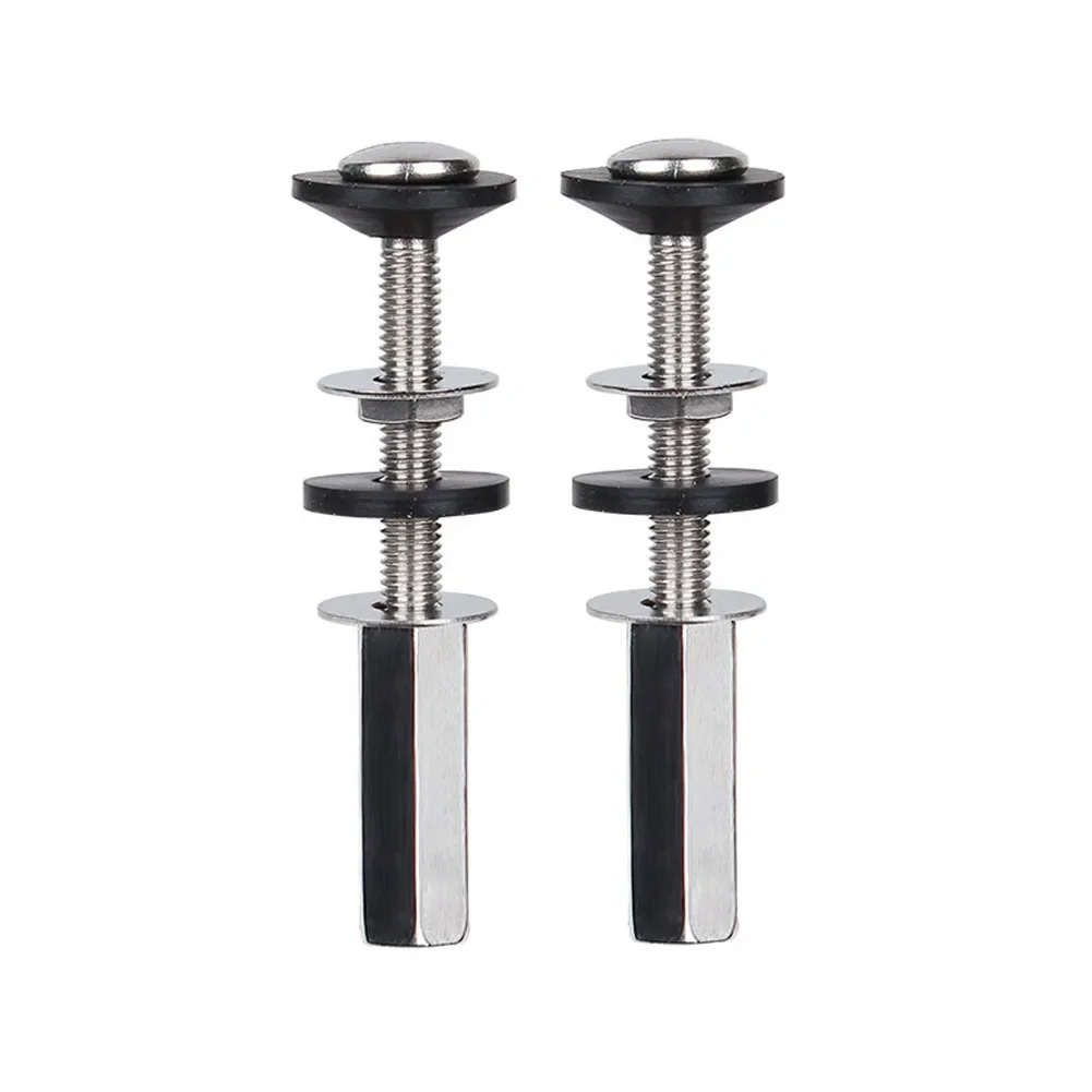 2PCS Toilet Tank Screws Sealing Ring Fixed Screws Sealing Rubber Ring Fixing Bolts Screws Rubber Pads Toilet Cistern Fittings