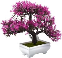 Artificial Plants Bonsai Fake Plant Flowers Potted Ornaments For Table Home Hotel Room  Decoration Garden Decor Small Tree Pot