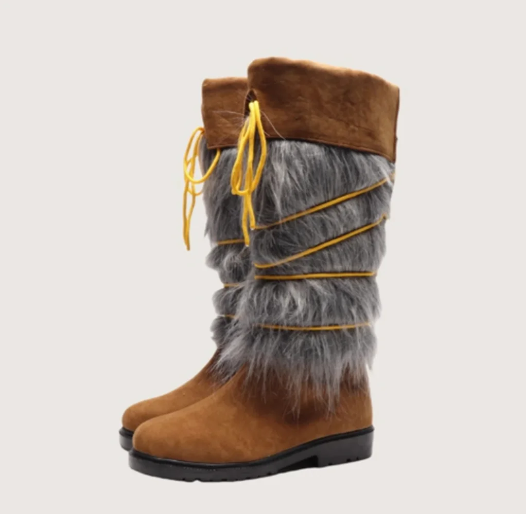 Unisex Anime Cos Thorfinn Karlsefni Cosplay Kostüme Schuhe Stiefel Benutzerdefinierte Größe
