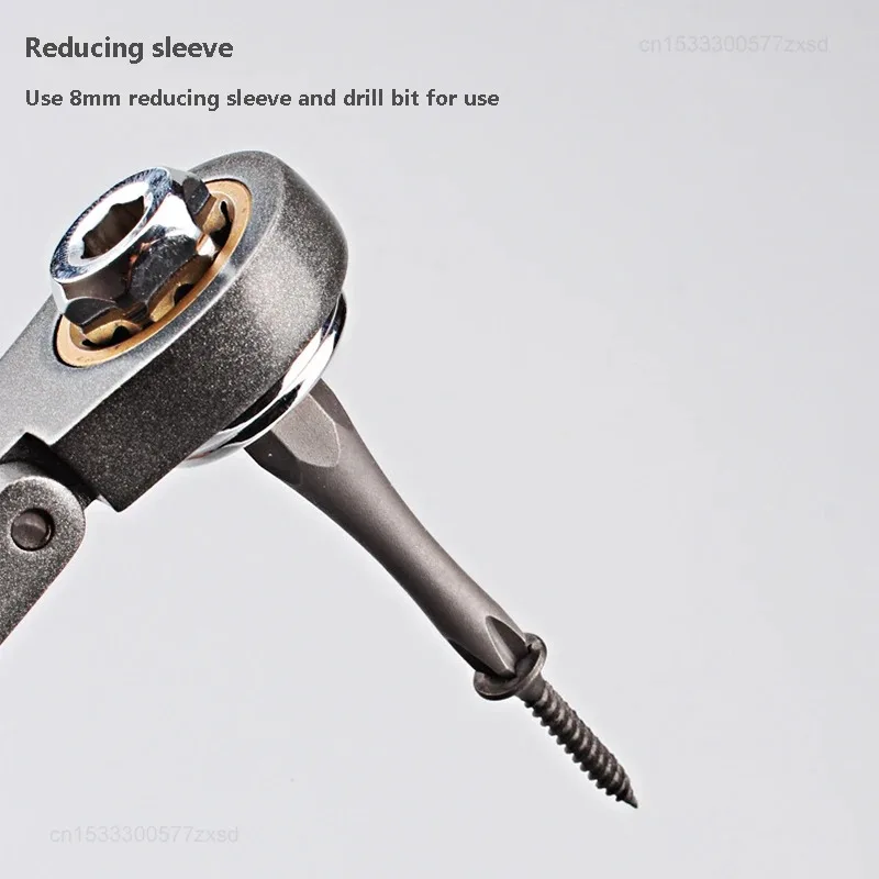 Imagem -05 - Multifuncional Ratchet Spanner Grupo Cabeça Flexível Caixa Dupla Chave Soquete Chave de Fenda Bits Auto Reparação Ferramenta 23 Pcs