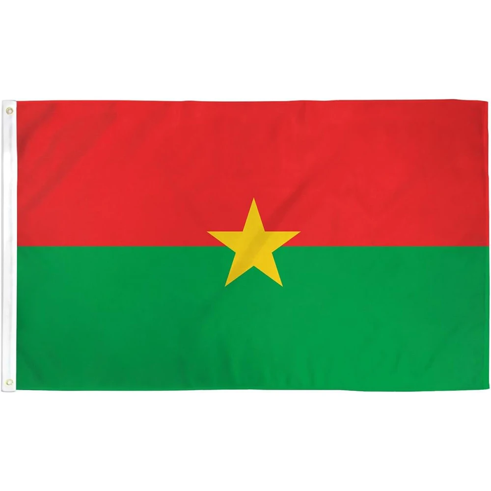 Flagshow 100% poliestrowe flagi Burkina Faso