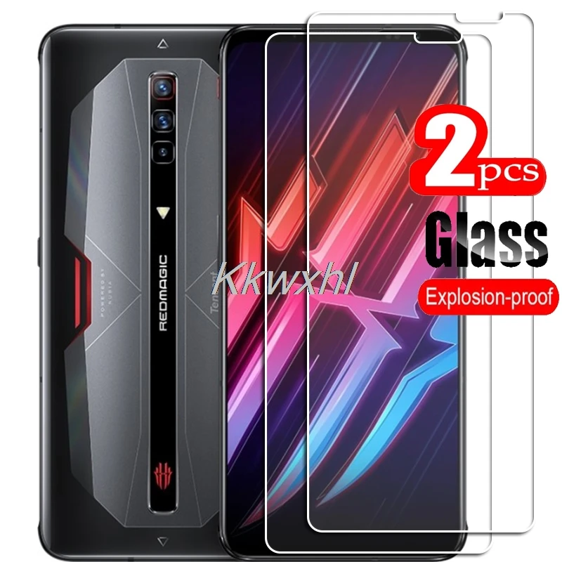 2PCS FOR ZTE Nubia Red Magic 6 Pro High HD Tempered Glass Protective  RedMagic 6Pro NX669J-P NX669J Phone Screen Protector Film