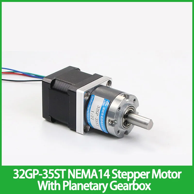 32GP-35ST NEMA14 Stepper Motor With Planetary Gearbox Micro DC Worm Gear Reducer High Torque Electric Motor 1.8 °