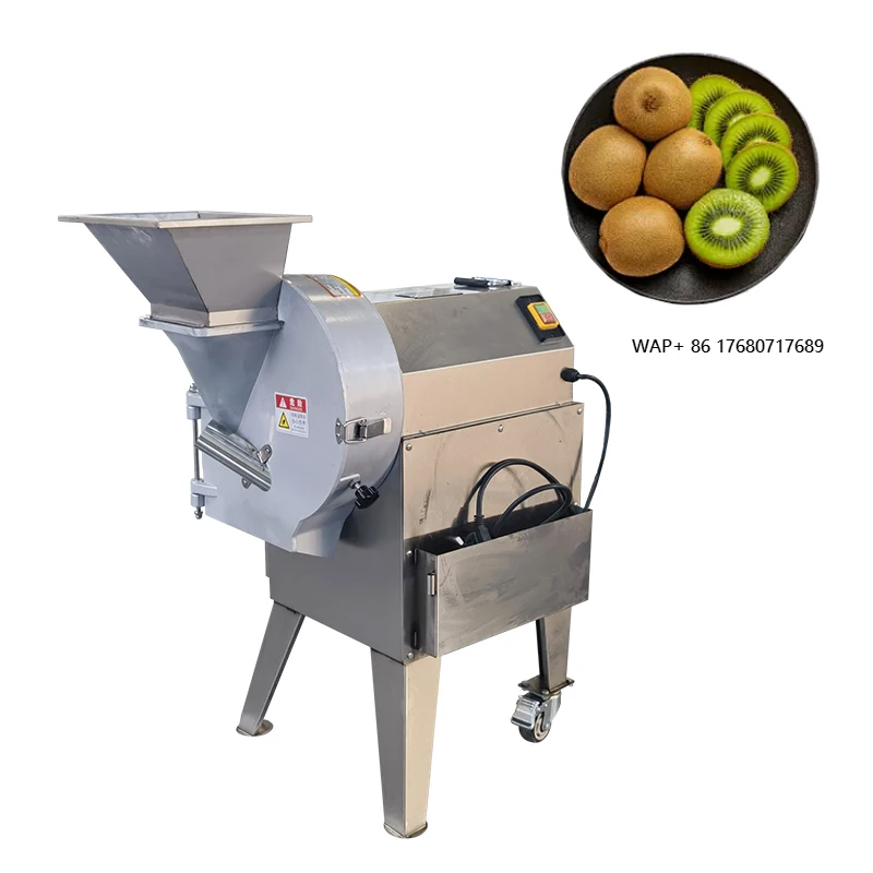 

Professional Commercial Electric Vegetable Slicing Machine Automatic for Fruit Vegetables with Dicing and Shredding Functions