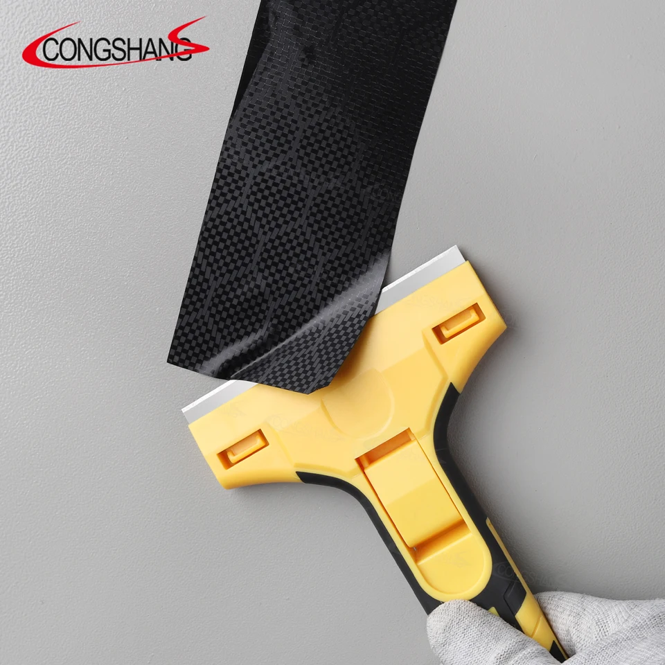 CLEZE Razor Blade Glass Scraper for Automotive Window Tint Vinyl Wrap Film Installation Adhesive Glue Sticker Paint Removal Tool