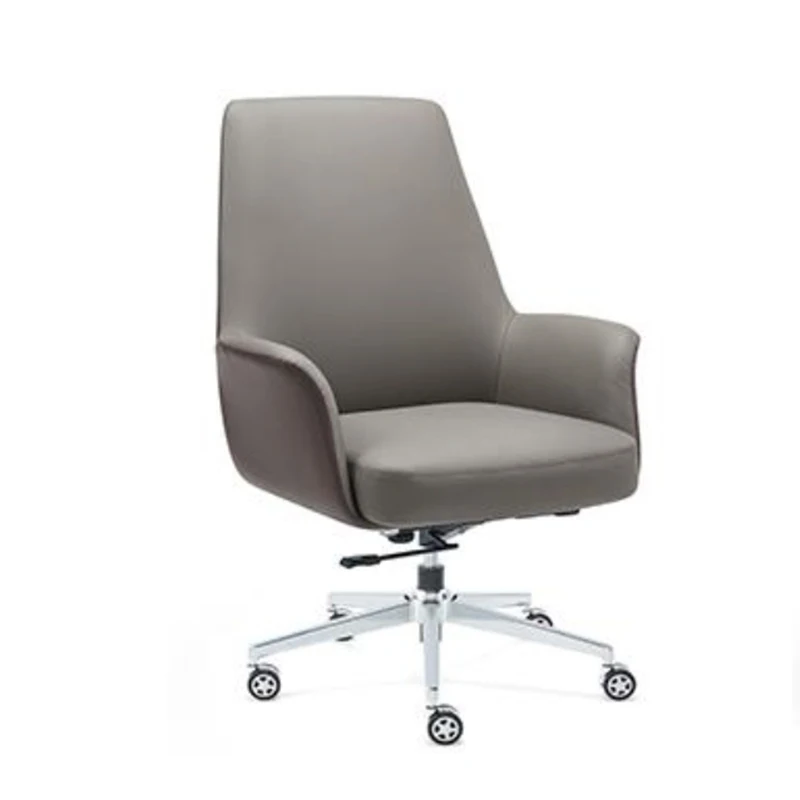 

Best Office Chair Office Furniture Rolling Chair Aluminum Boss Leather Comfort Ergonomic Revolving Executive Leather