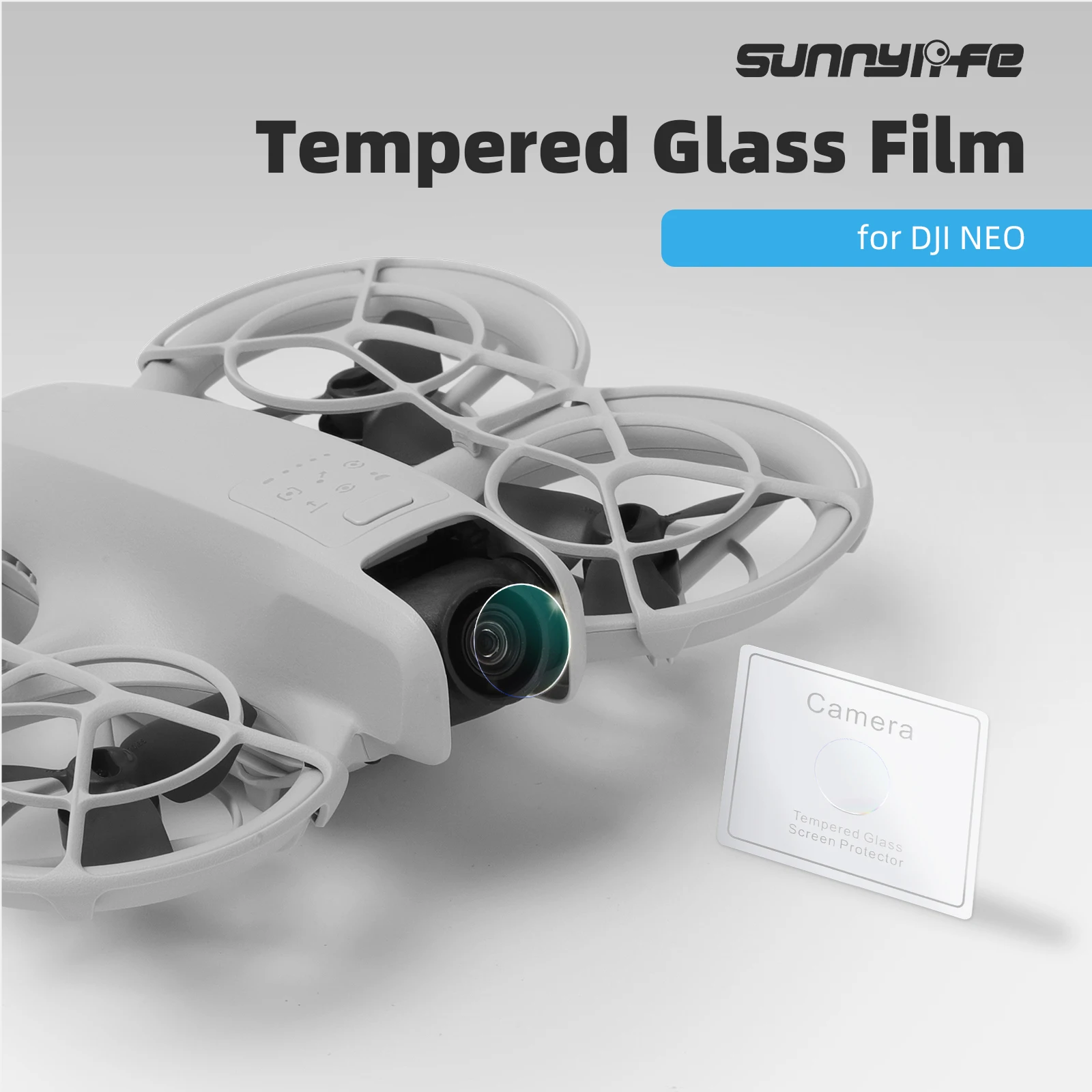 

2Pack Tempered Glass for DJI Neo Drone Camera Lens Protector Ultra-HD Tempered Glass Anti-scratch Protective Film Accessories