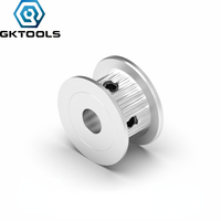 GKTOOLS GT2 2GT 30 Teeth Idler Timing Pulley Bore 4/5/6/6.35/7/8/12/14mm for 6/10mm timing Belt Used In Linear 3D Printer Parts