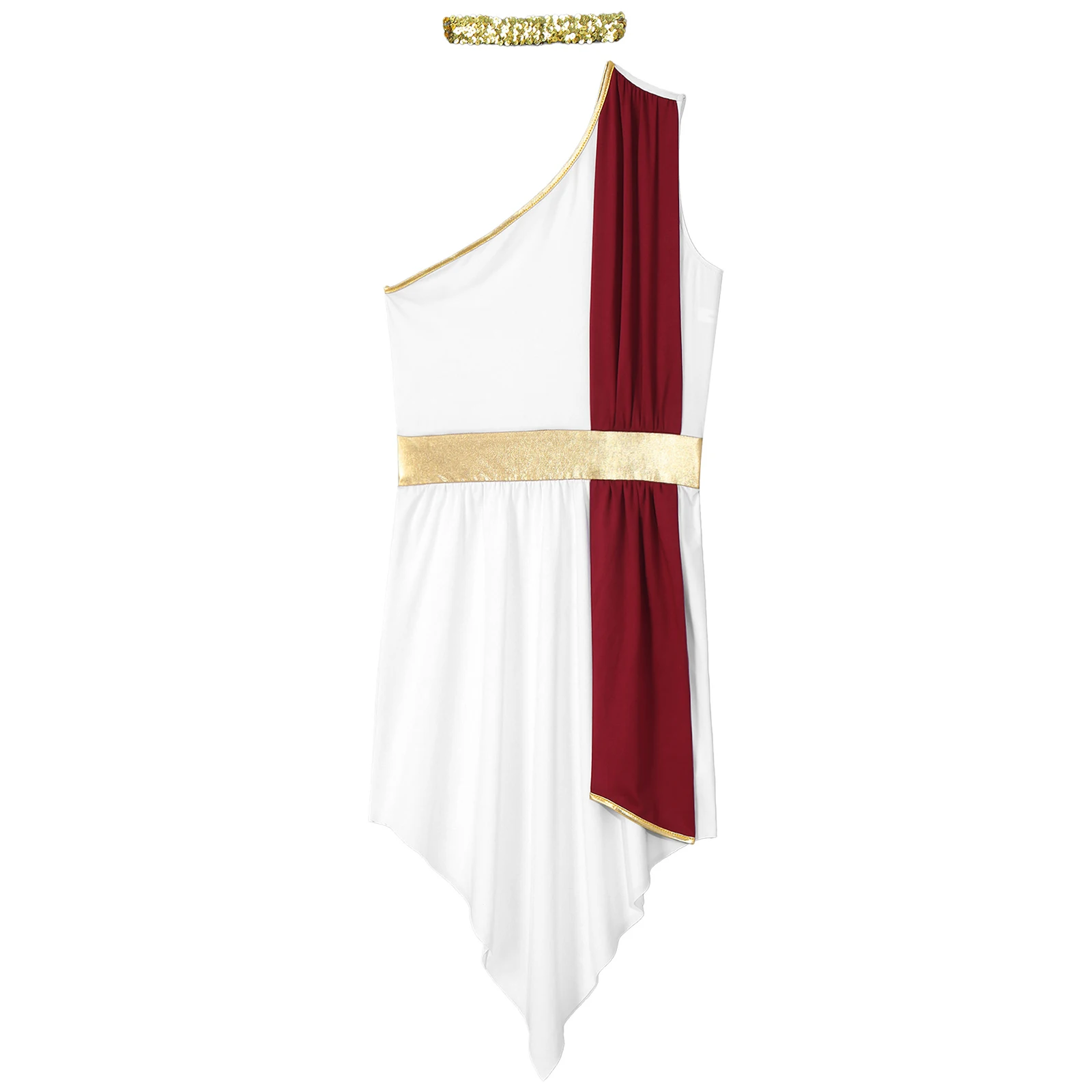 Herren Erwachsene griechische Toga Rollenspiel Kostüme alten römischen Senator Caesar Robe mit Gold Kopf bedeckung Halloween Cosplay Party verkleiden