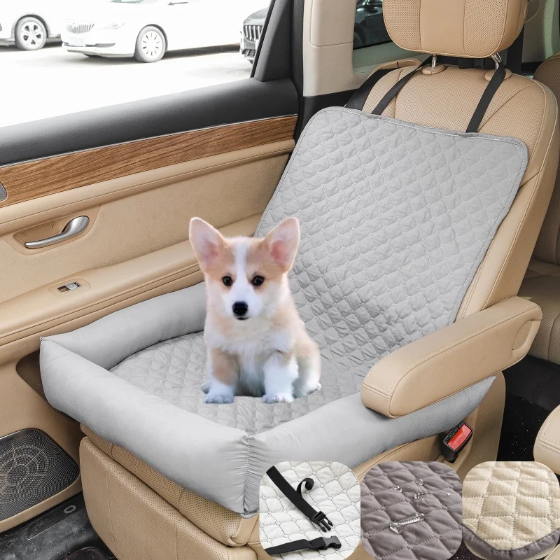 

Waterprooof Dog Car Seat Mat Cover Outdoor Travel Universal Carrying Car Blanket Passenger Seat Quilted Durable Pet Bed Nest