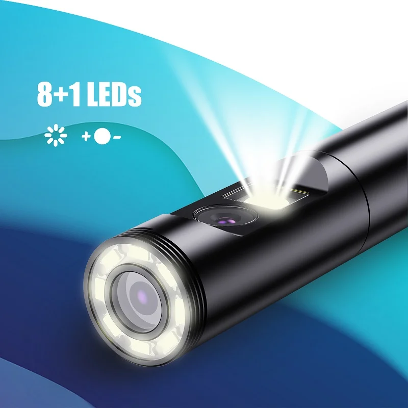 4.3-inch Industrial Endoscope Camera HD1080P Single&Dual Waterproof Rigid Cable Inspection Piping Borescope Camera for Check Car image 4