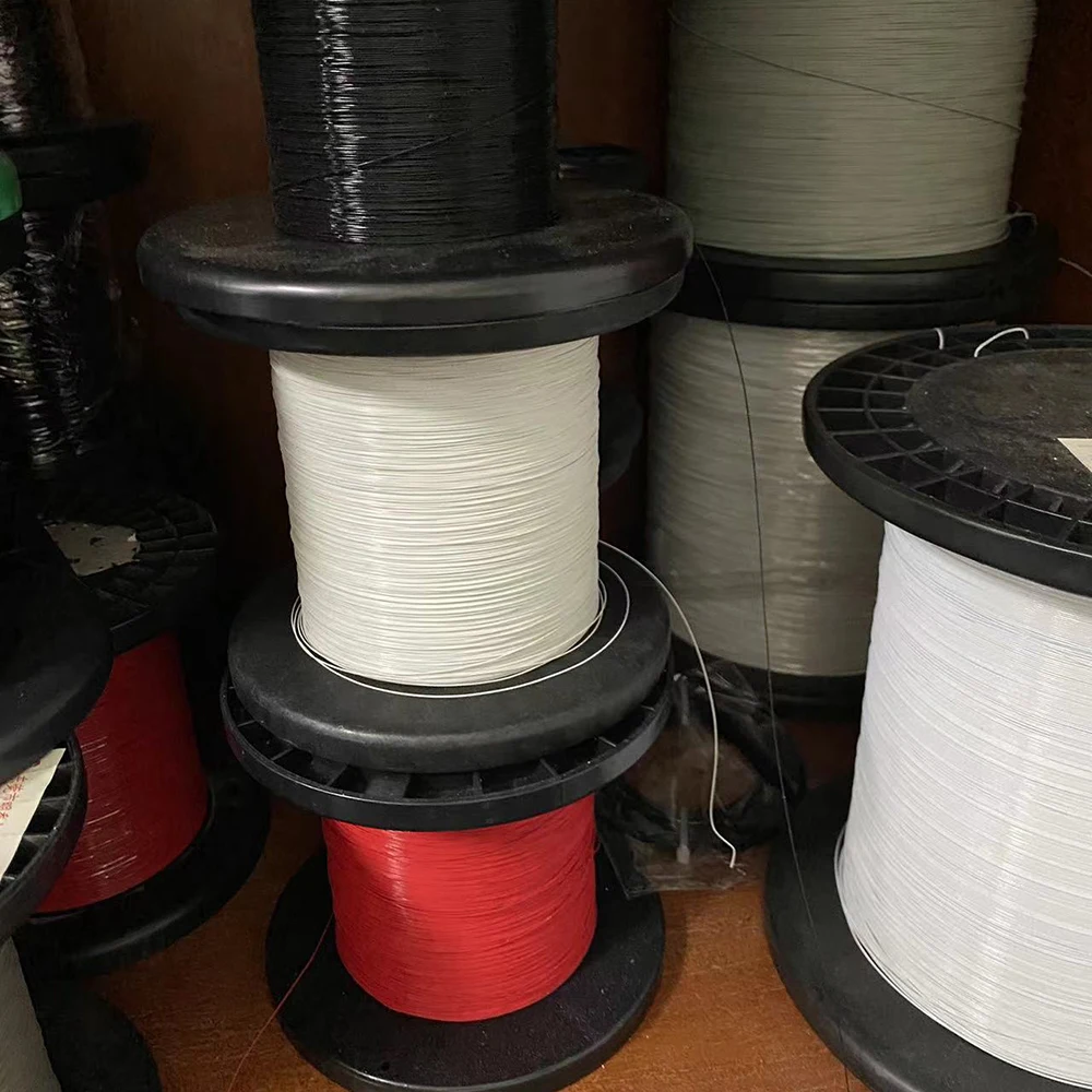 

1000M 30AWG 32AWG 34AWG Teflo Micro Litz Wire Solder Electronic Wire UL10064 Solder with High Conductivity Headset Cable