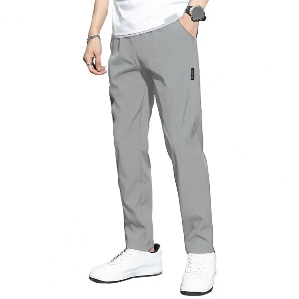 FJM-Pantalon Droit Respirant et Décontracté pour Homme, Vêtement à vaccage Rapide, avec Poches, Ceinture Extensible, Doux, observateur, Confortable