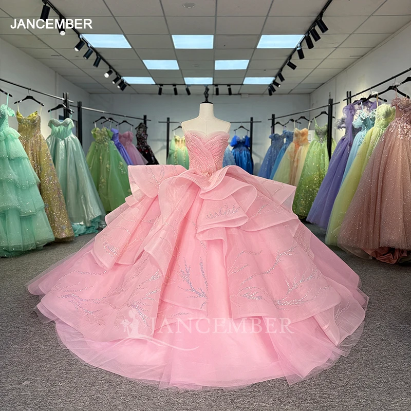 

Красочные платья Quinceanera для девочек без бретелек с оборками Vestidos 15 De Quinceañera по индивидуальному заказу Vestidos de quinceañera DY6866