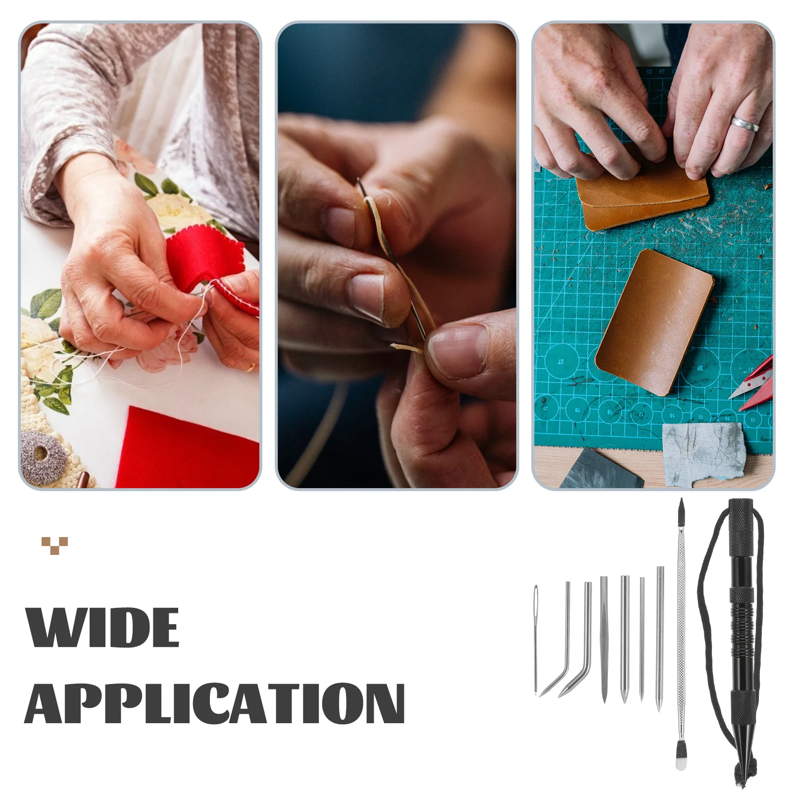 

Parachute Cord Needle Set Tools Bracelet Lace Aviation Aluminum Stitching Needles Lightweight Durable Anti Rust Practical DIY