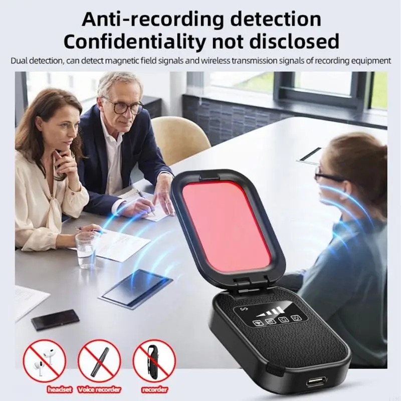 Hiding Cameras Detectors Finder for Travel with Rechargeable Power, Front Indicators, and Compacts Handheld Design for F19E