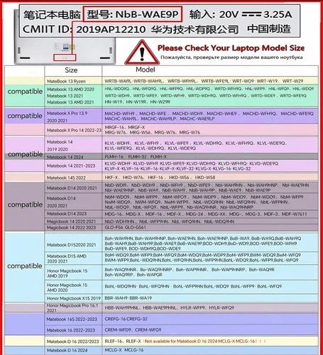 Imagen 2 del producto Funda de portátil para Huawei MateBook 13 14 D16 D15 D14 funda MateBook X Pro/MagicBook Pro 16,1 14,2 15x14x15 funda protectora