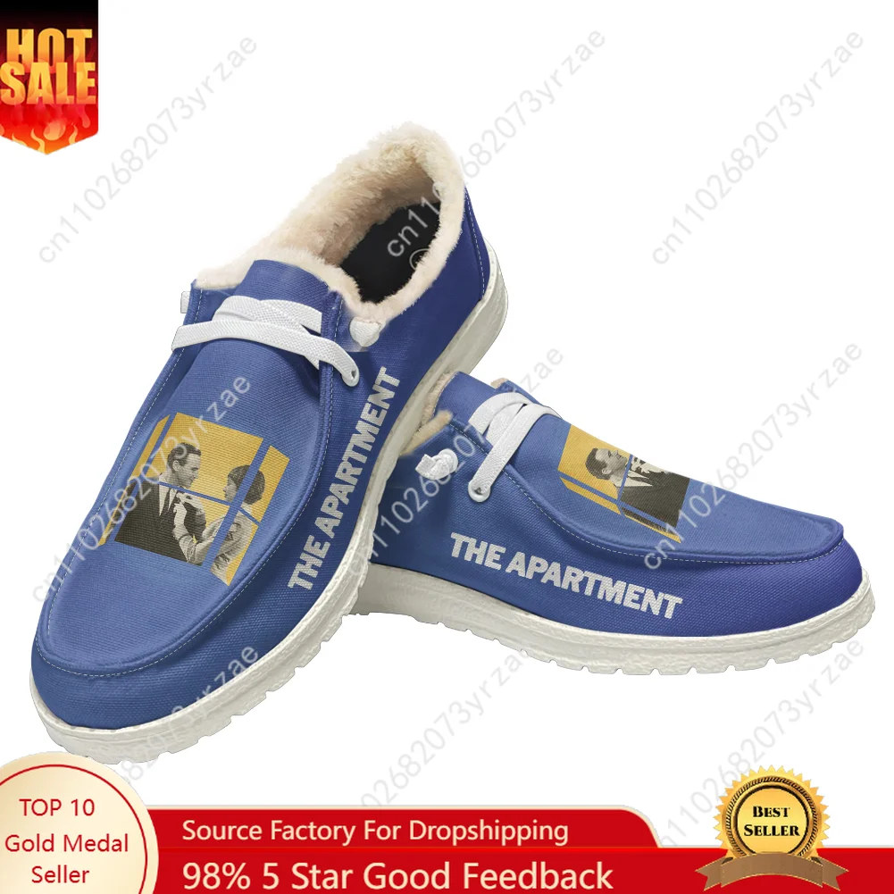

The Apartment Plush Flat Shoe Men Women Teenager Warm Shoe Indoor Outdoor High Quality Lightweight Shoes Custom Made Footwear