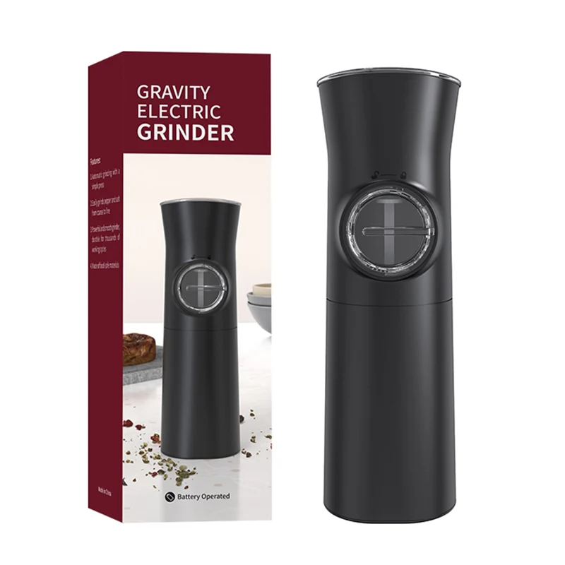 

Electric Grinder Battery Model Gravity Automatic Electric Home Spice Salt And Pepper Grinder Adjustable Coarseness Suitable