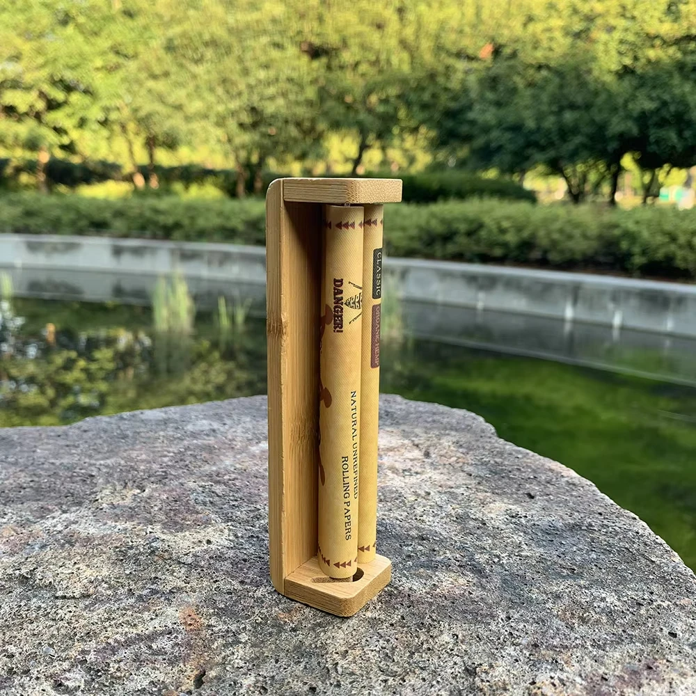 

HORNET DANGER Bamboo 110MM Rolling Machine Maker Kingsize Roller Laminado Para Fumar Portable Cigarette Rolling Maker