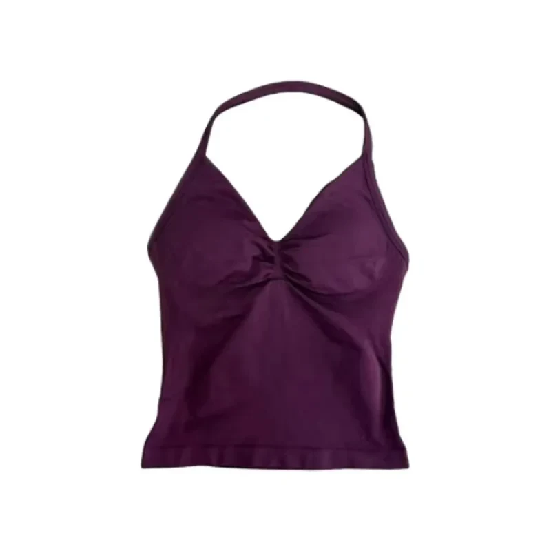 Longline Strappy أعلى عارية الذراعين الصالة الرياضية أعلى المرأة اللياقة البدنية أعلى الصالة الرياضية جميلة الظهر الصدرية تشغيل تجريب الرسن