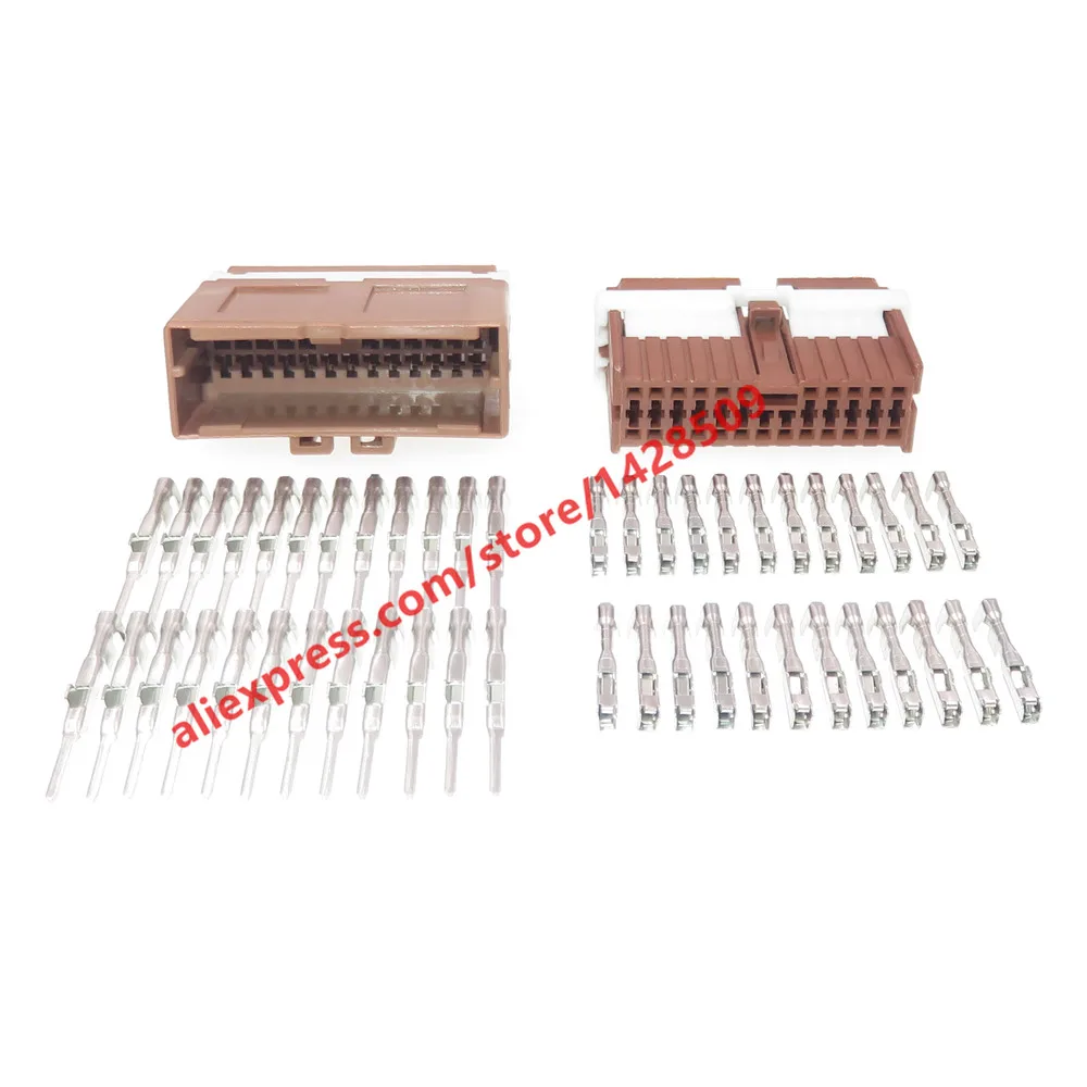 1 Set 24 Pin MG653537 1123391-3 1123367-3 Car Cable Harness Connector Assembly Automotive Male Female Socket