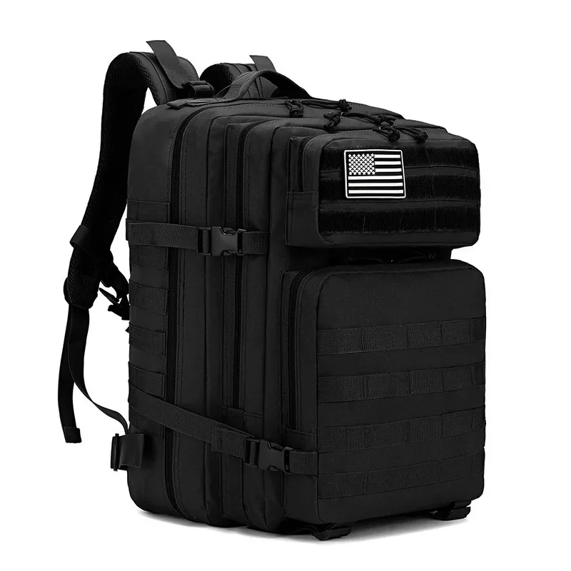 45L Large Capacity Outdoor 3P Attack Tactical Backpack Multifunctional  Camouflage Sports Mountaineering Shoulder Backpack