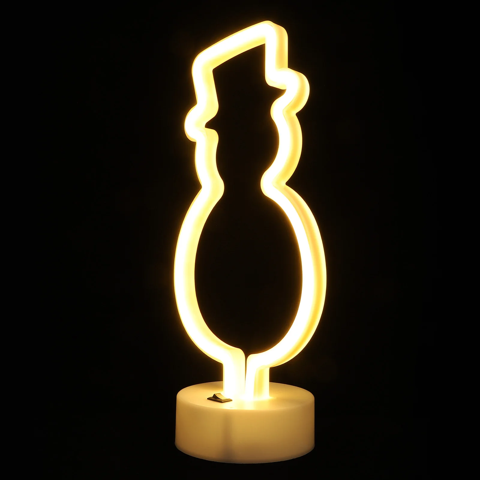 

1Pcs Christmas Snowman LED Light Creative Indoor Decorative Lamp Night Light Xmas Party LED Night Lamp Home Decor