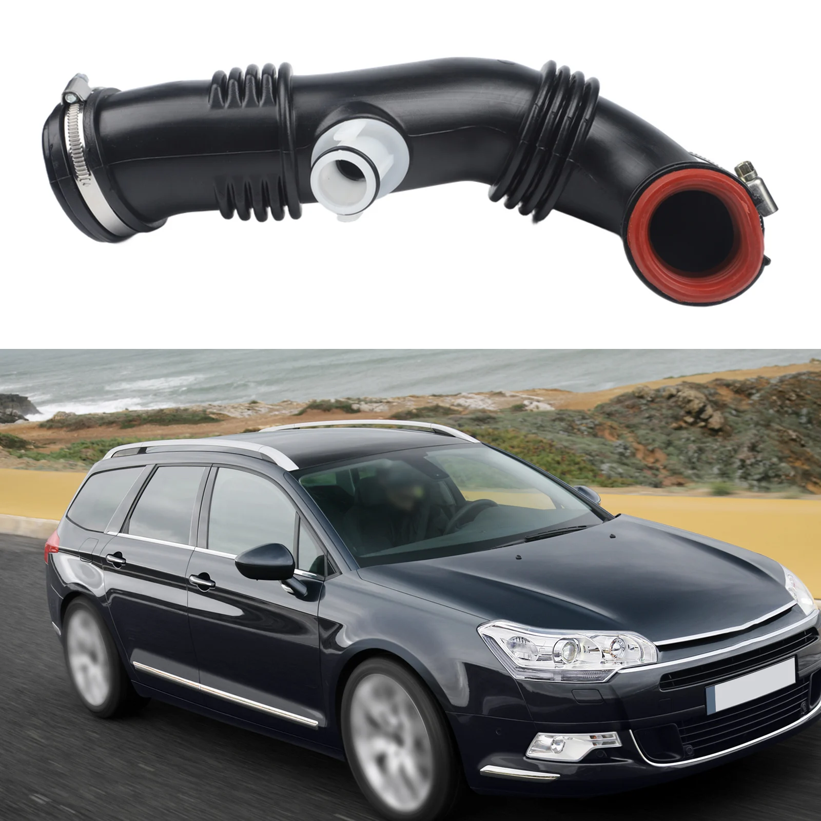 Air Intake Hose 9687883680 for Turbo Hose Replacement Compatible with For C2 For C3 For C4 For C5 For 206 For 207