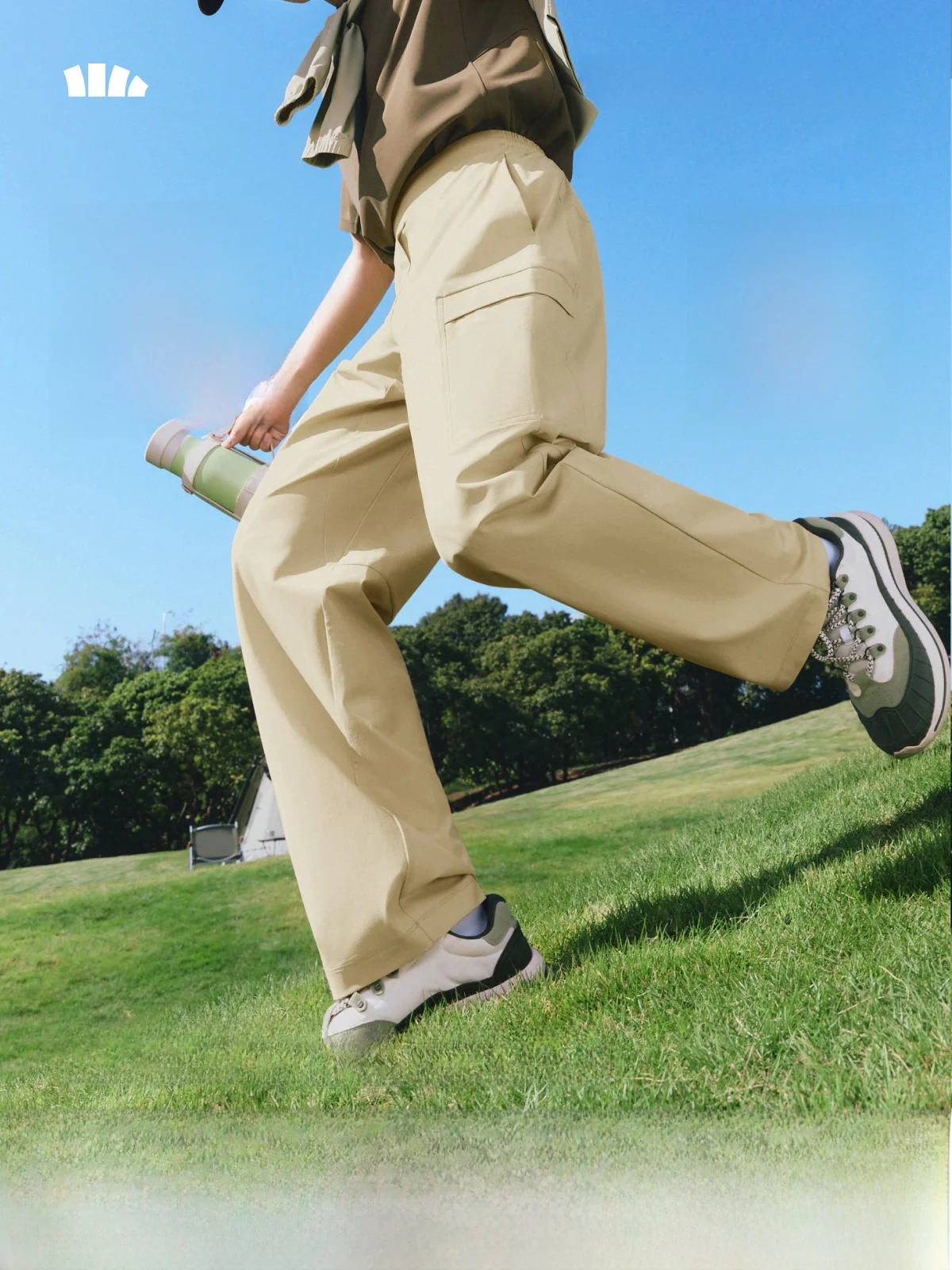 

Bananain Cool Sensation Men's Workwear Pants Outdoor Sports Sun Protection Straight Leg Casual Windproof Cooling Downhill Pants