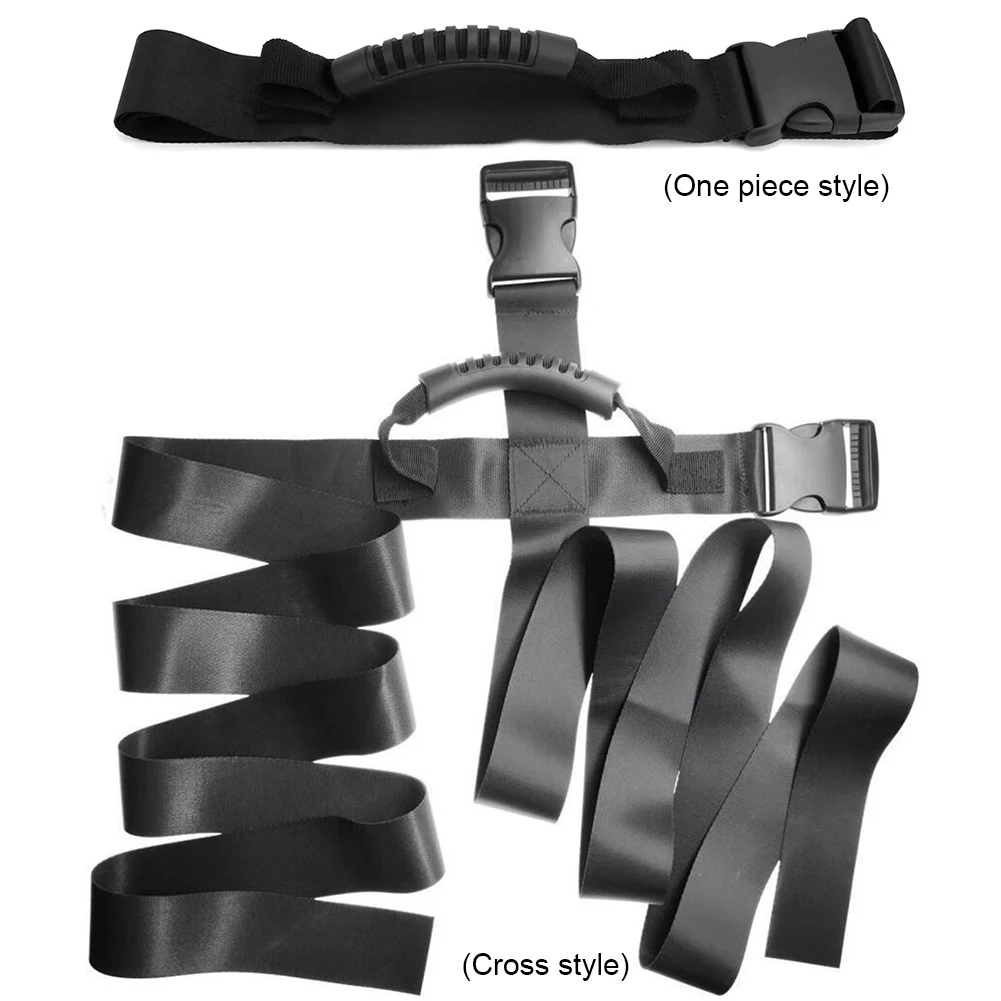 Portable Packing and Moving Strap with Handle&Buckle Packing Straps Travel Belts for Secure Lifting Carrying Heavy Boxes Luggage