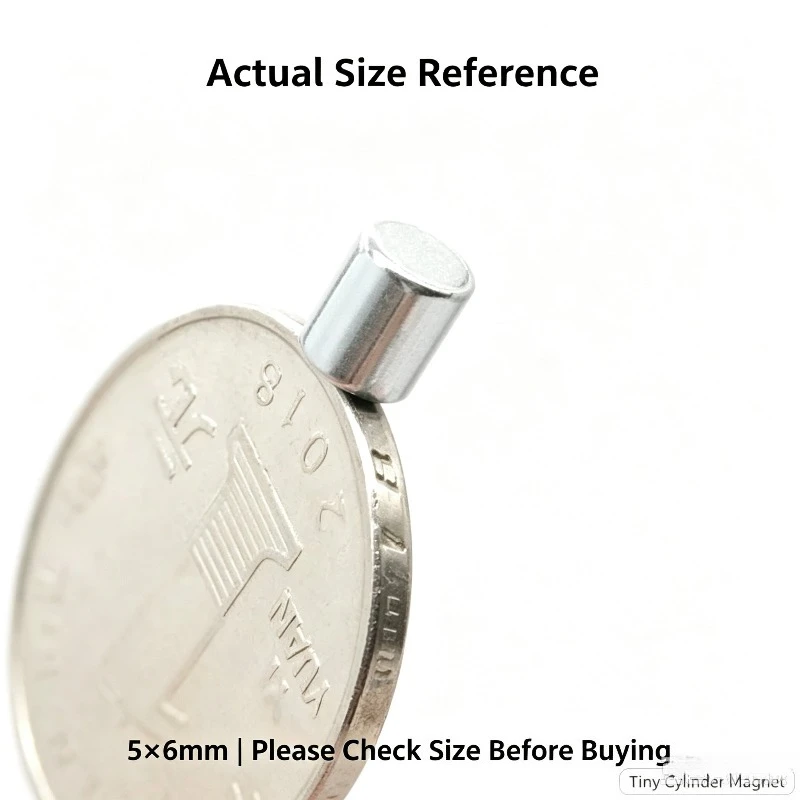 5x6mm N35 Round Disc Neodymium Magnet 5x6mm Super Powerful Small Permanent Magnet For Home Office Refrigerator DIY 5*6mm