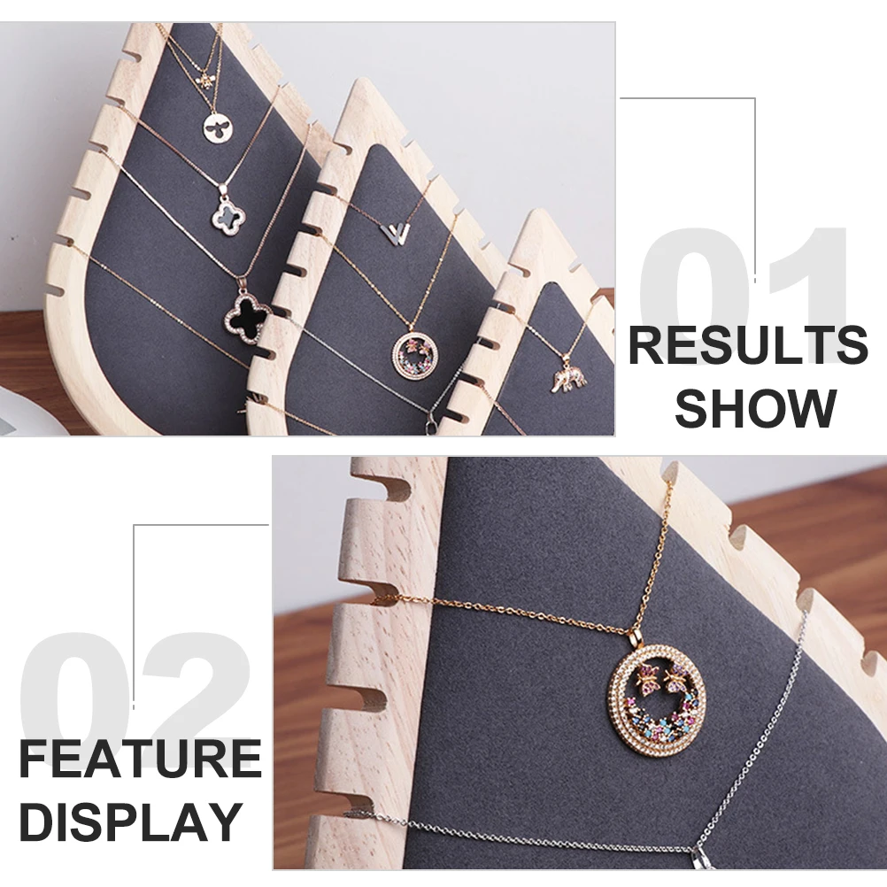 

Necklace Display Rack Jewelry Storage Prop Human Body Creative Holder Log Microfiber Frame Decoration Pendant Model Showpiece