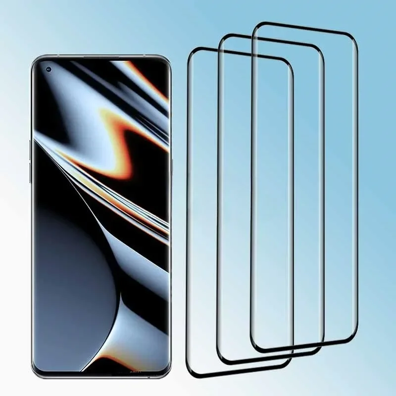 

3PCS Full Screen Protector For OPPO Find X5 3D Curved Tempered Glass Anti-Scratch Front Film