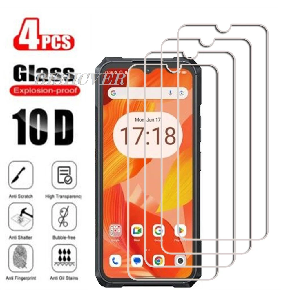 4Pcs Tempered Glass For Cubot KingKong X Pro 6.72" KingKongXPro King Kong XPro Screen Protector Phone Protective Glass Film