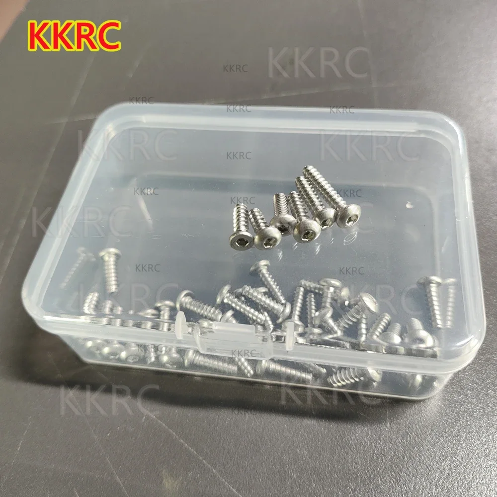 64pcs TAMIYA TT02 Stainless Steel Hex Socket Screws Set For 1/10 RC Car Tamiya TT-02