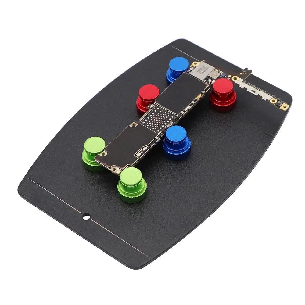 

Mobile Phone Repair Magnetic Motherboard Holder With 6pcs Magnetic Pins Board Holder Circuit Soldering Platform
