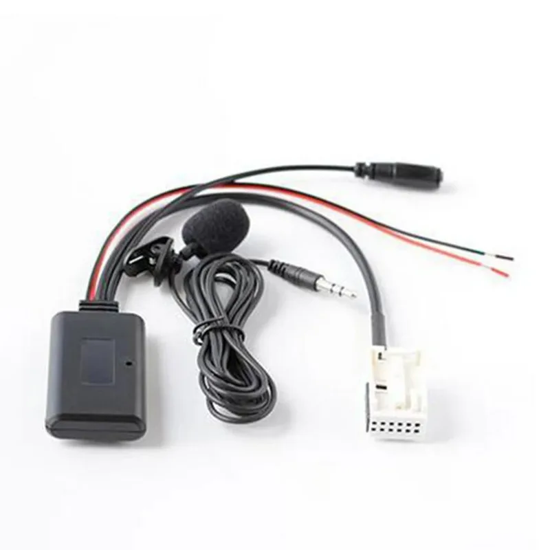 Car Bluetooth 5.0 AUX Radio Audio Cable Adapter MIC For Audi A2 A3 A4 B7 TTs TT A8 R8