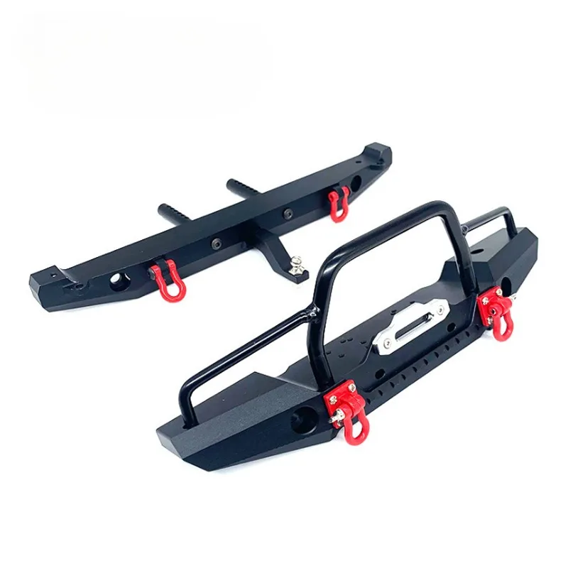 Pare-chocs Anti-Collision avant/arrière en métal pour voiture sur chenilles 1:10 RC TRXS TRX-4 Axial SCX10 SCX10-II 90046 90047