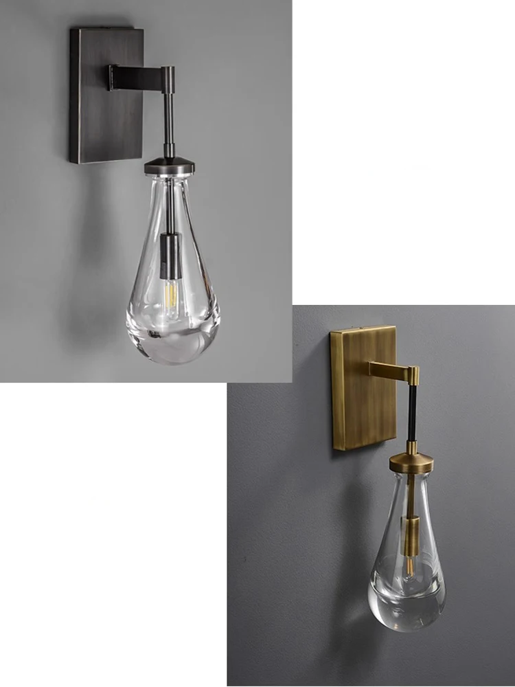 レトロアメリカンヴィンテージ真鍮ブラッククローム天井シャンデリア照明光沢サスペンション照明器具リビングルーム用ランプ