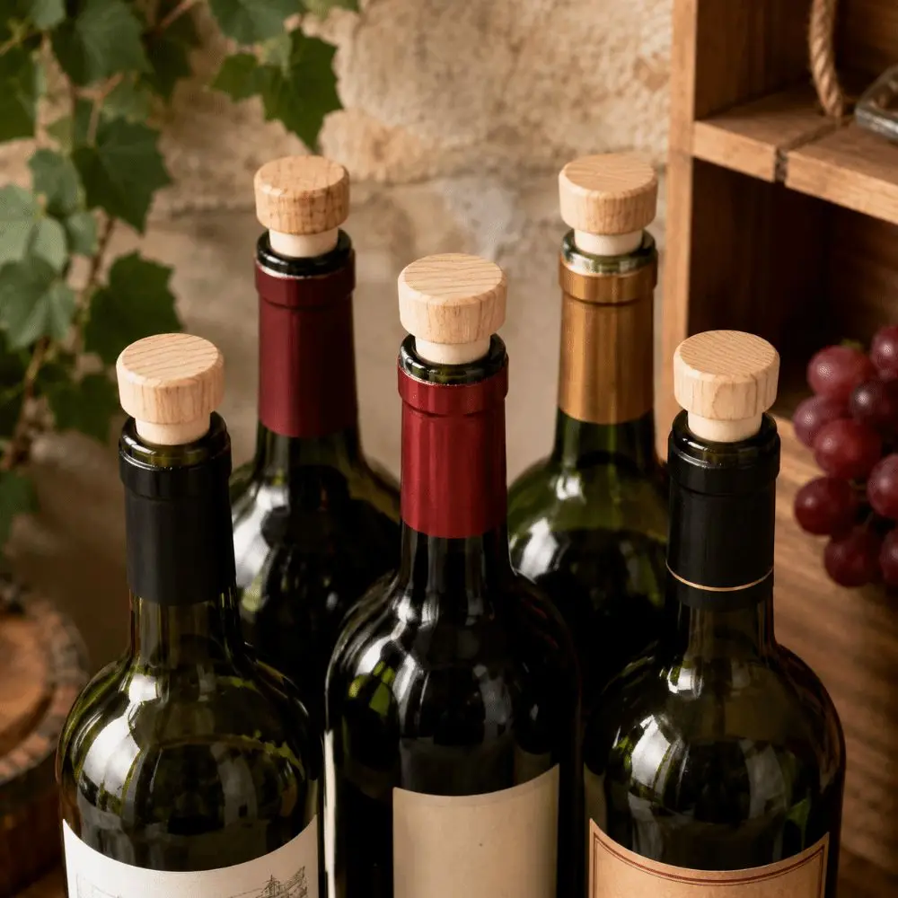 10PCS Vacuum Seal Wine Bottles Stoppers Reusable Fresh Keeping Wine Cork Stopper Leak Proof Bottle Plug Kitchen Use view 4