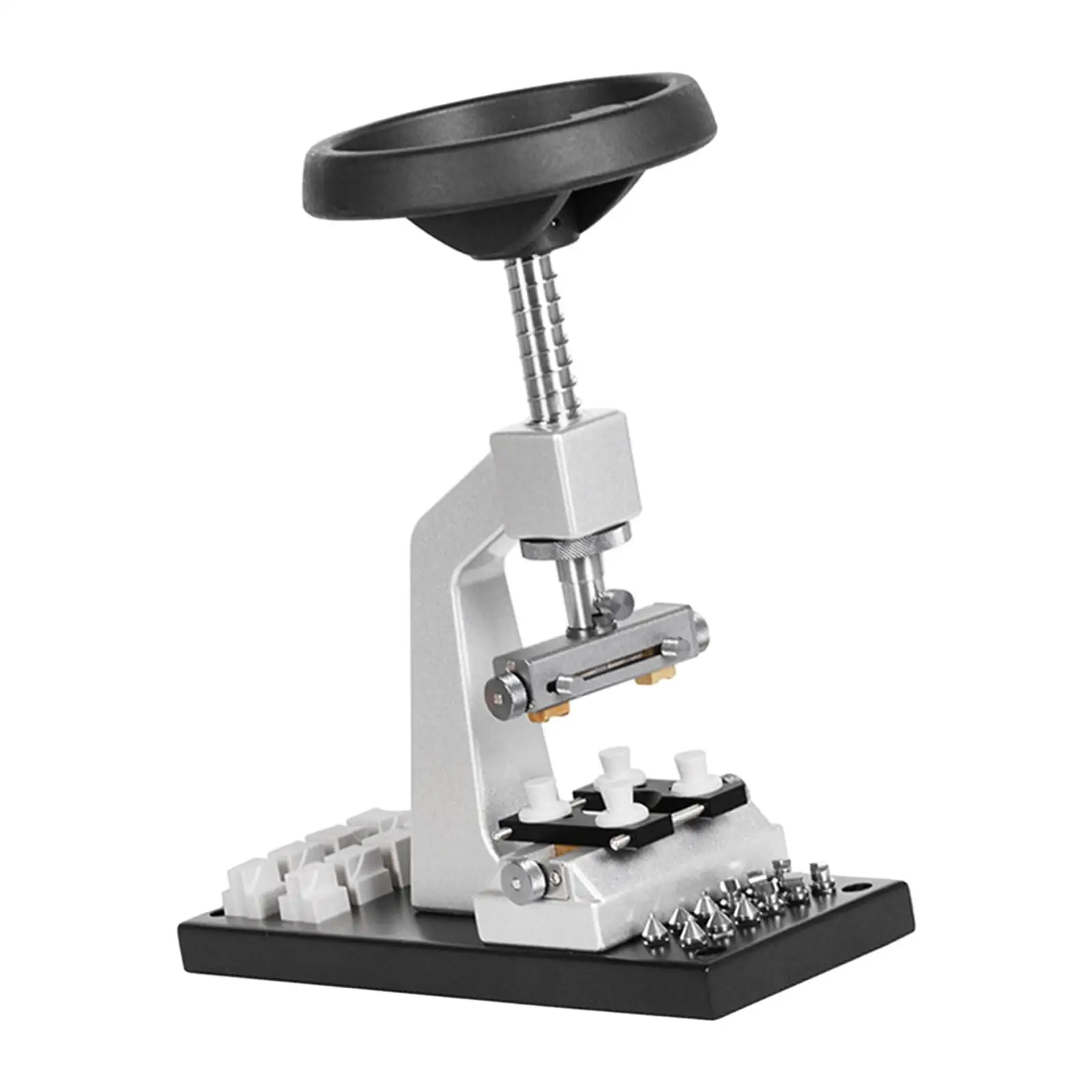 Watch Case Back Opener Necessary Tool Adjustable Case Holder with Metal Base Chucks Watch Maintenance Bench Watch Opener 5700