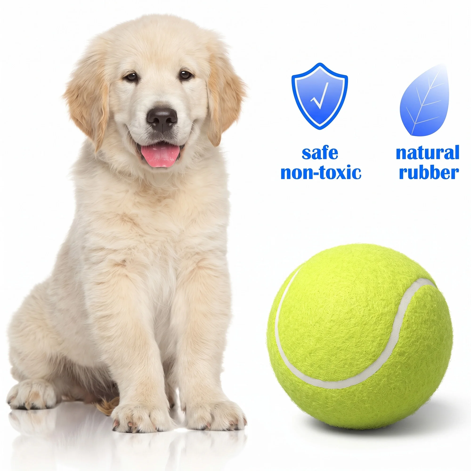 كرة تنس للكلاب مقاس 7/8/9.5 بو - مراجعة Interactive Squeaky Plush Dog Toy وسعره
