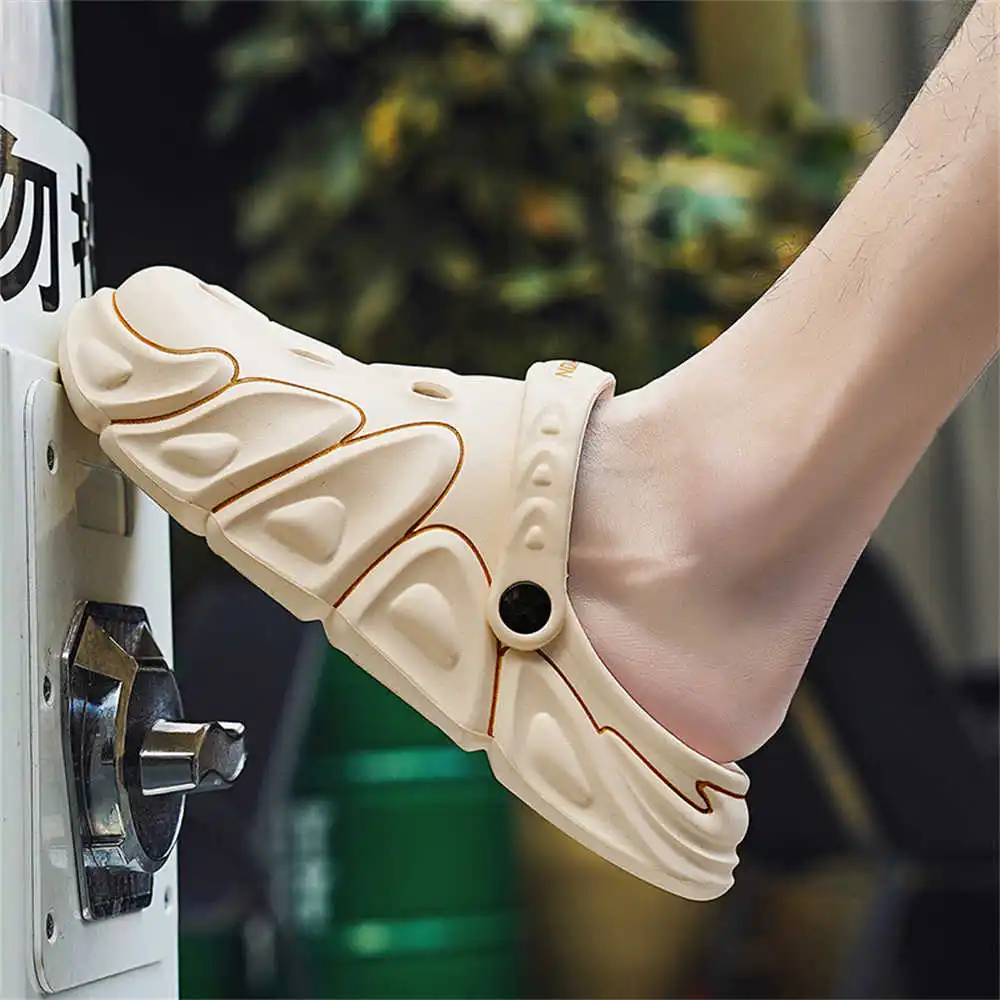 

Нескользящие цветные сандалии с закрытым носком, тапочки, обувь, мужские шлепанцы, 46, кроссовки, спортивные кроссовки Tnis Sapa, высокотехнологичная школа